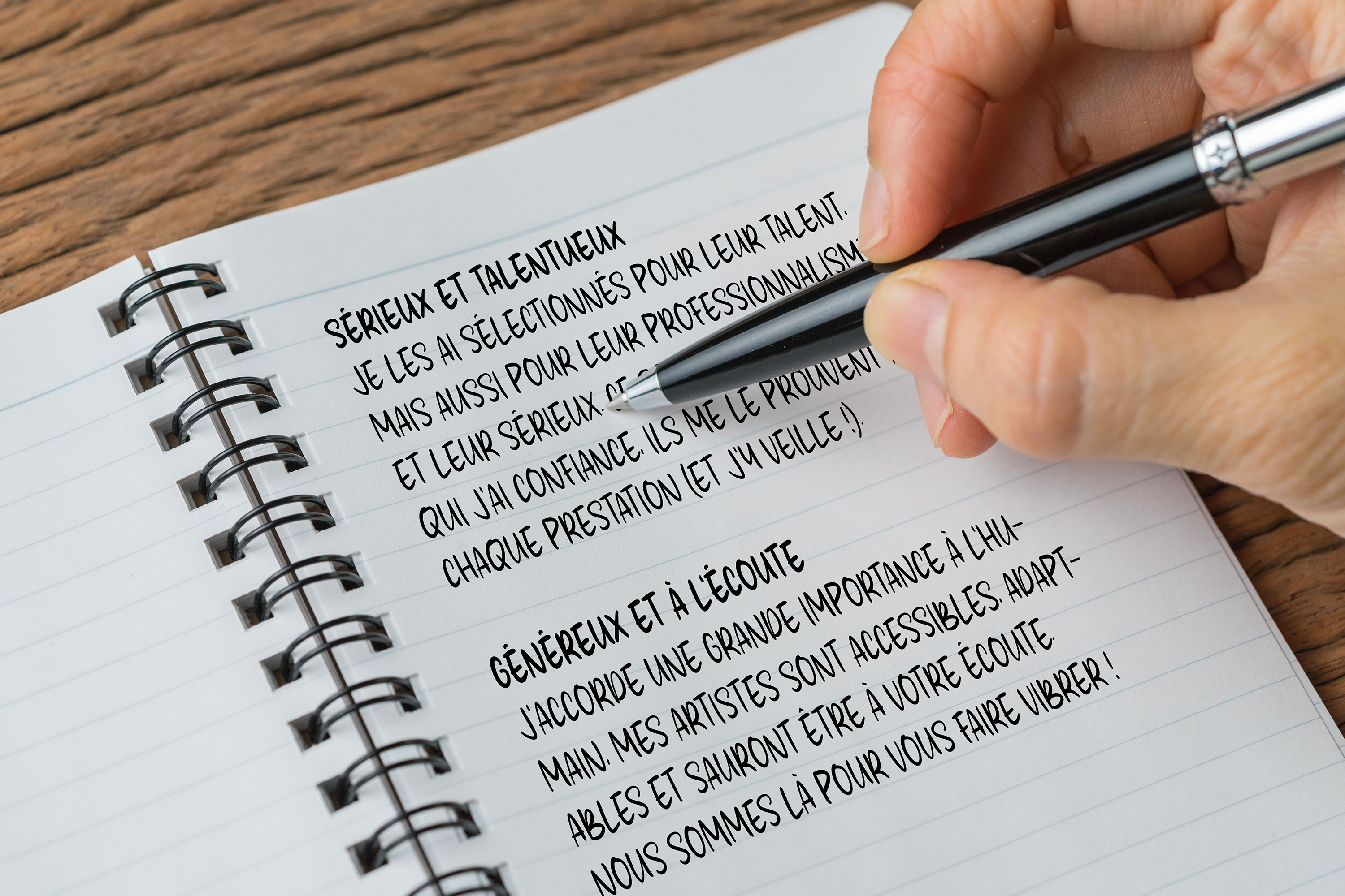 Qui sont mes artistes ?