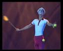 Jongleur Tennis les raquettes de la Balle (vidéo)