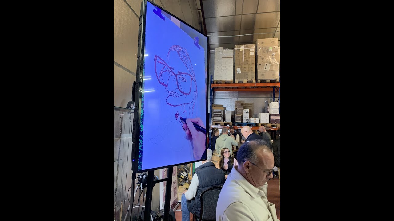 Caricaturiste digital (vidéo)