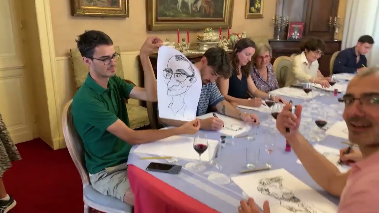 Initiation caricature (Team Building) (vidéo)