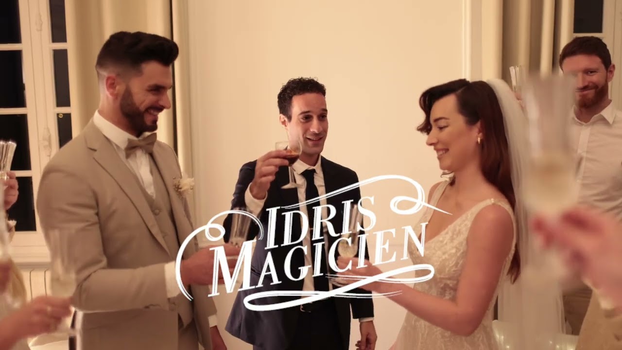 Idris magicien pour votre animation de mariage (vidéo)